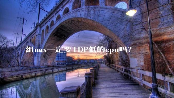 组nas一定要TDP低的cpu吗？